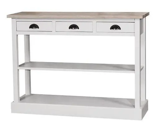 Консоль Брюгге с одной полкой  и тремя ящиками