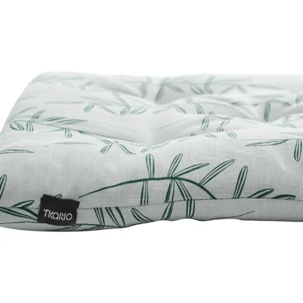 Подушка на стул из хлопка с графичным принтом Папоротник russian north, 40х40х4 см