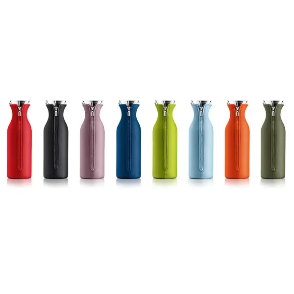 Графин fridge в неопреновом текстурном чехле, 1 л, черный