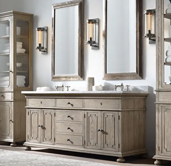 Шкаф-витрина узкая высокая Сент-Джеймс