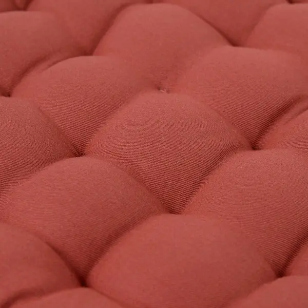 Подушка на стул из хлопка терракотового цвета из коллекции prairie, 40х40 см