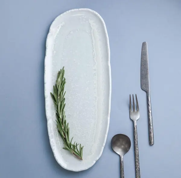 Блюдо овальное 34,5х14,5 см h 2,4 см, фарфор, Boletus Fusion