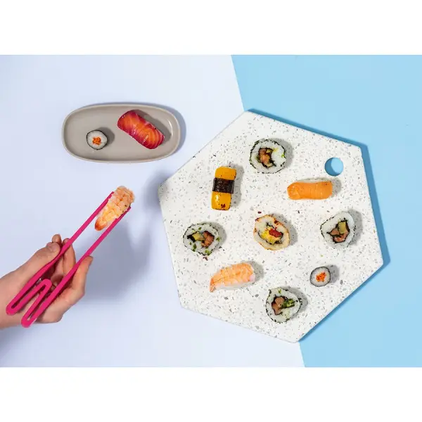 Доска сервировочная из камня elements hexagonal 30 см