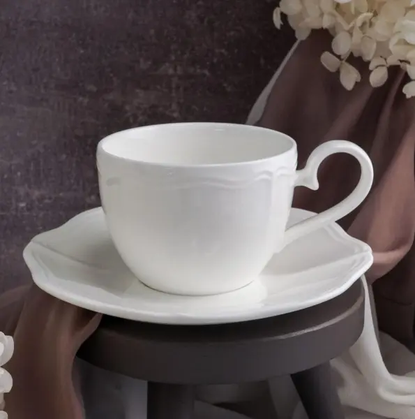 Чашка 220 мл, 12,5x8,8 см h 6,3 см, фарфор, Grazia