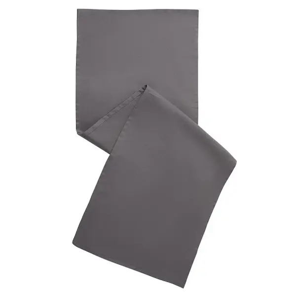 Дорожка на стол из хлопка серого цвета из коллекции essential, 45х150 см