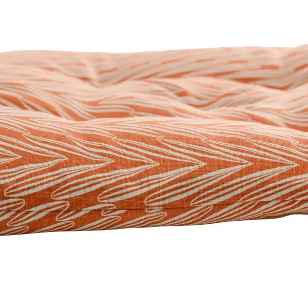 Подушка на стул из хлопка с графичным принтом Колосья russian north, 40х40х4 см