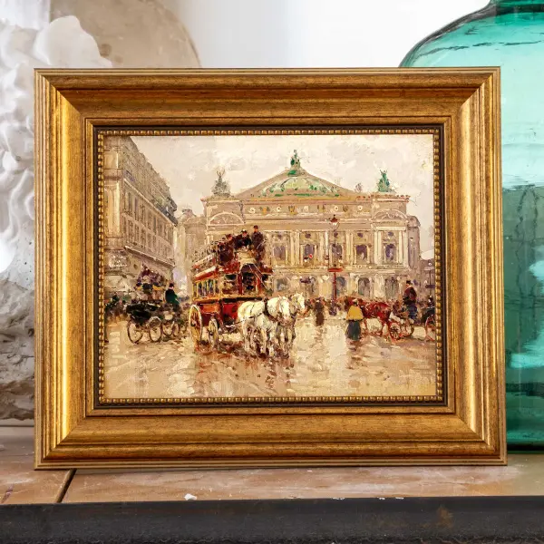 Эдуард Кортес, «Опера Гарнье», картина в раме