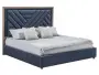 Кровать из массива 160 200 Гала синяя