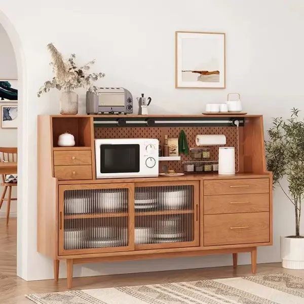 Буфет с ящиками и стеклянными дверцами Твигги