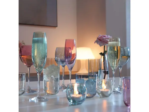 Набор бокалов для шампанского polka, 225 мл, пастельный, 4 шт.