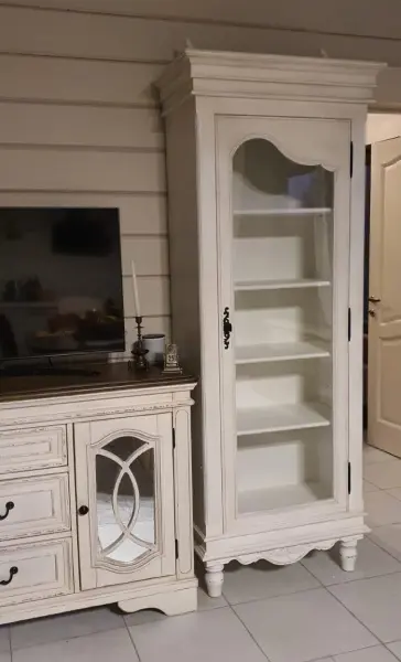 Шкаф-витрина стеклянный Поместье фото