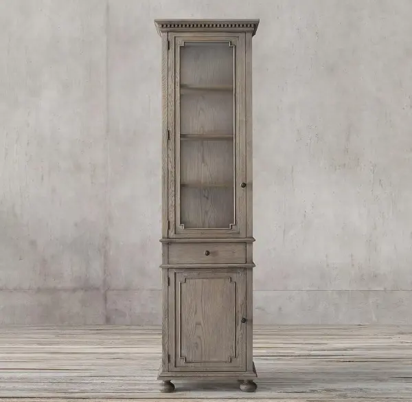 Шкаф-витрина узкая высокая Сент-Джеймс