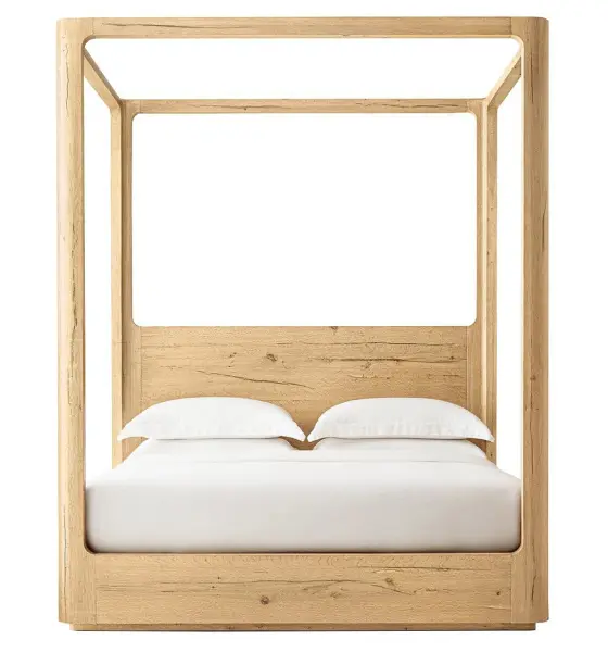 Кровать из массива с балдахином 140 200 Осло