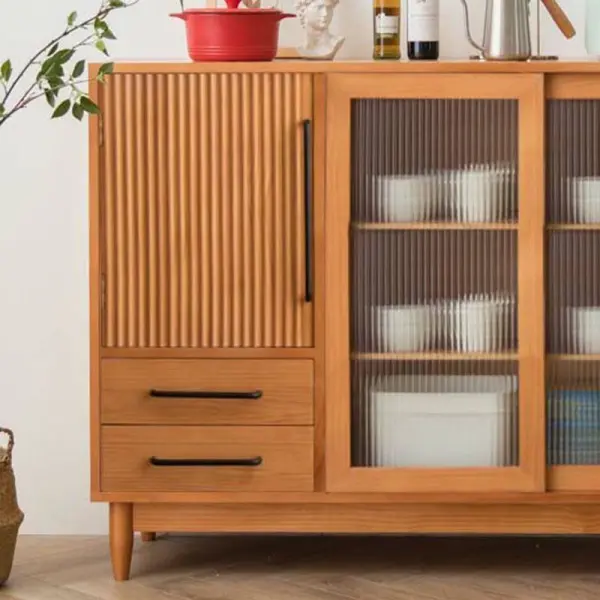 Тумба стеклянная с ящиками Твигги