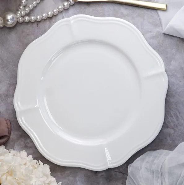 Тарелка мелкая d 25,5 см h 2,2 см, фарфор, Grazia