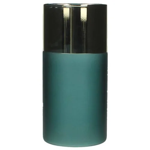 Подсвечник стеклянный  цвет зеленый