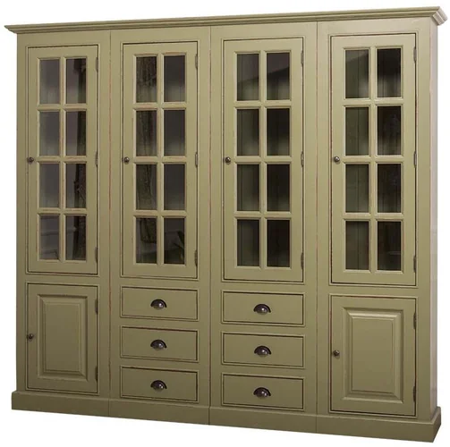 Шкаф витрина узкий Брюгге