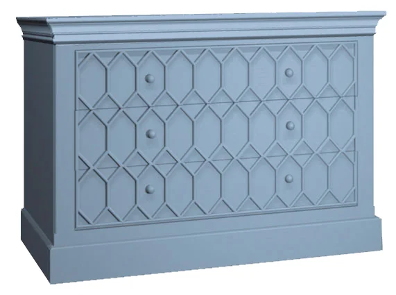 Комод из массива 3 ящика Портленд