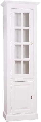 Шкаф витрина узкий Брюгге