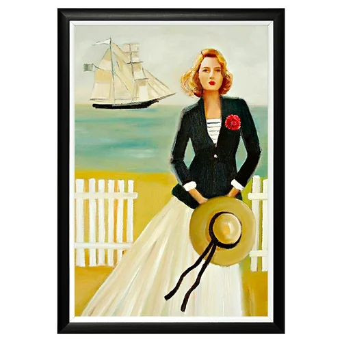 Арт-постер Соломенная шляпка