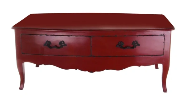 Столик кофейный Флоранс бордовый