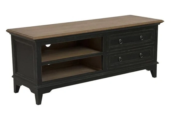 Тумба под телевизор черная Эбен