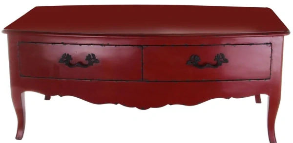 Столик кофейный Флоранс бордовый